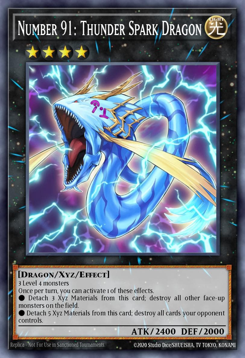 Number 91: Thunder Spark Dragon — Return of the Duelist