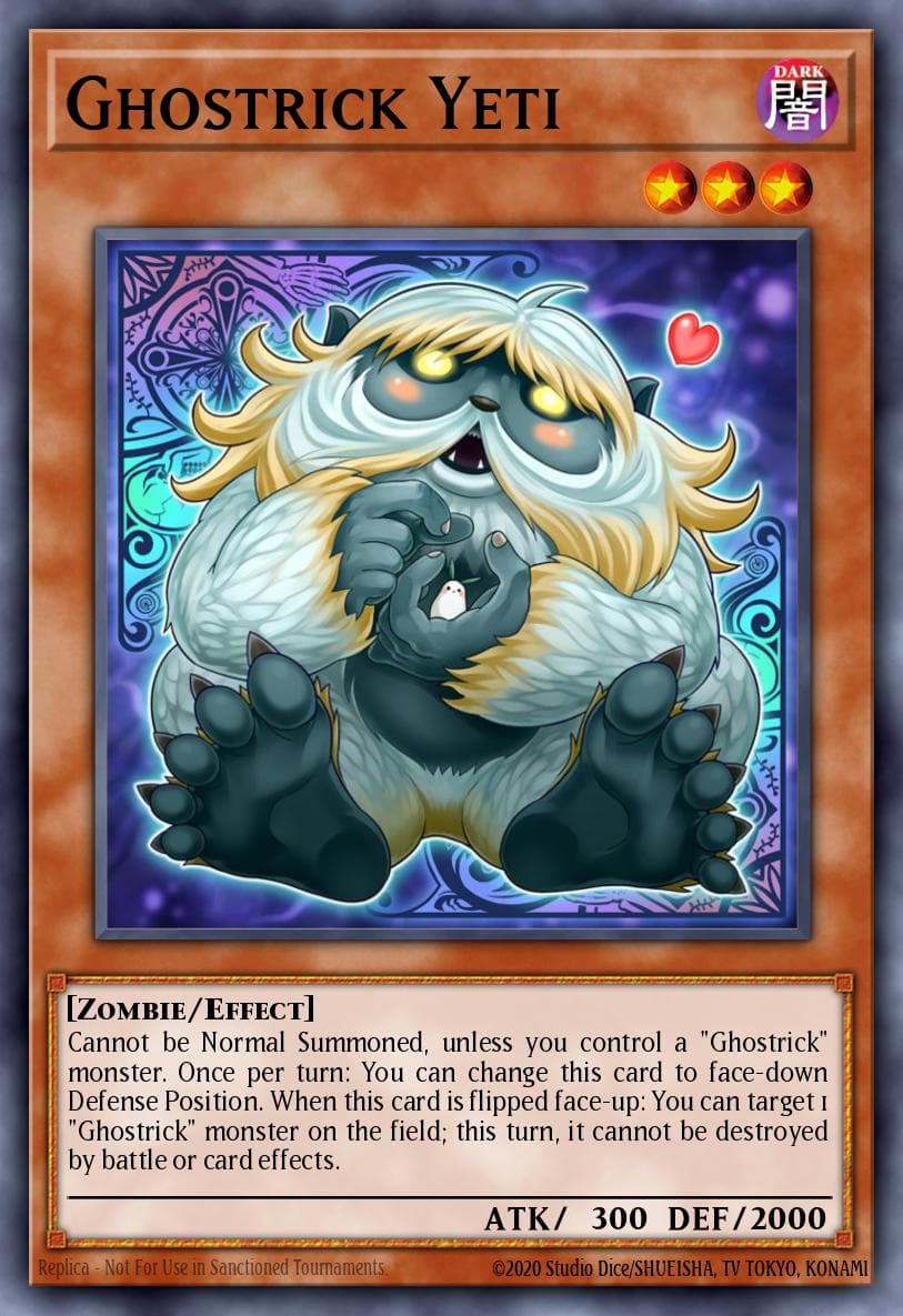 Ghostrick Yeti — Yu-Gi-Oh! card