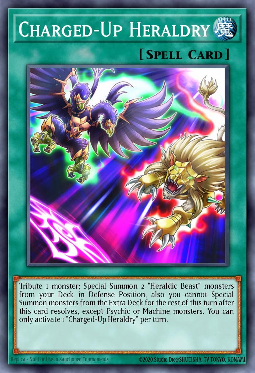 Charged-Up Heraldry — Ignition Assault Yu-Gi-Oh! card by KAZUKI TAKAHASHI