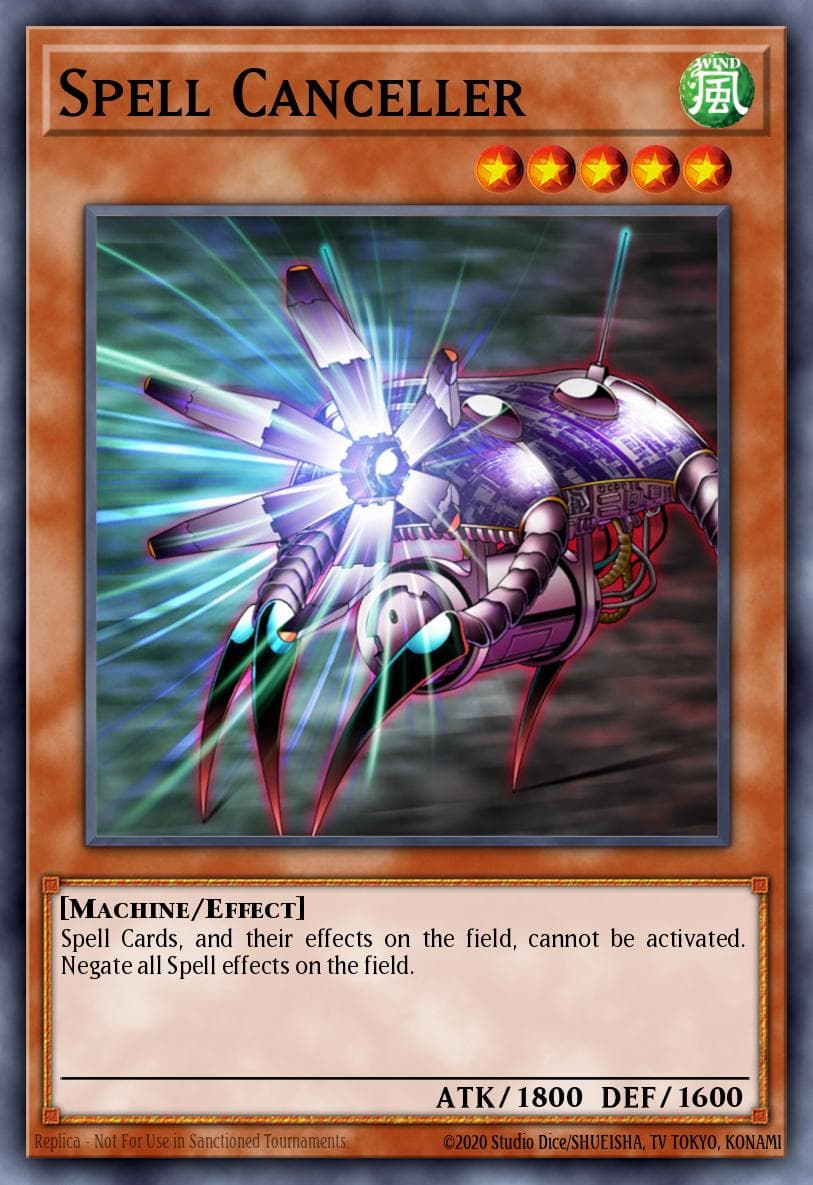 Spell Canceller — Magician's Force Yu-Gi-Oh! card by KAZUKI TAKAHASHI