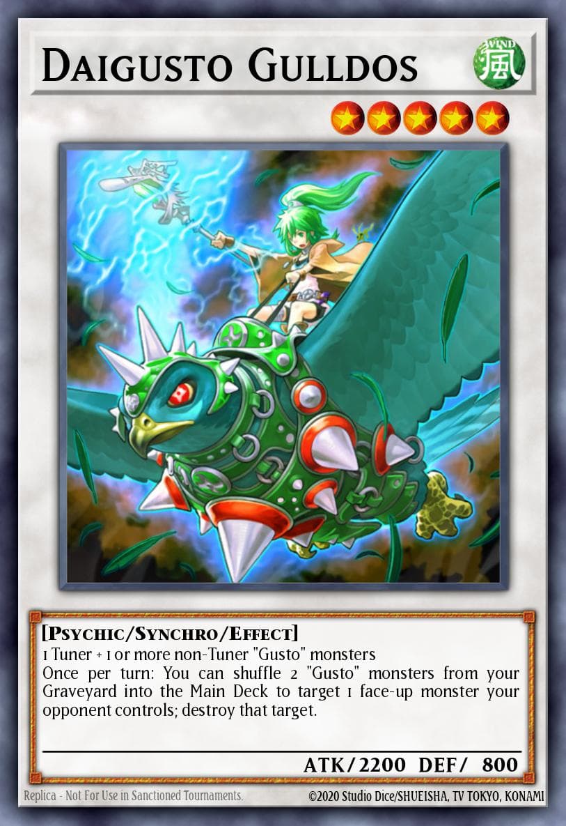 Daigusto Gulldos — Duel Terminal 5 Yu-Gi-Oh! card by KAZUKI TAKAHASHI