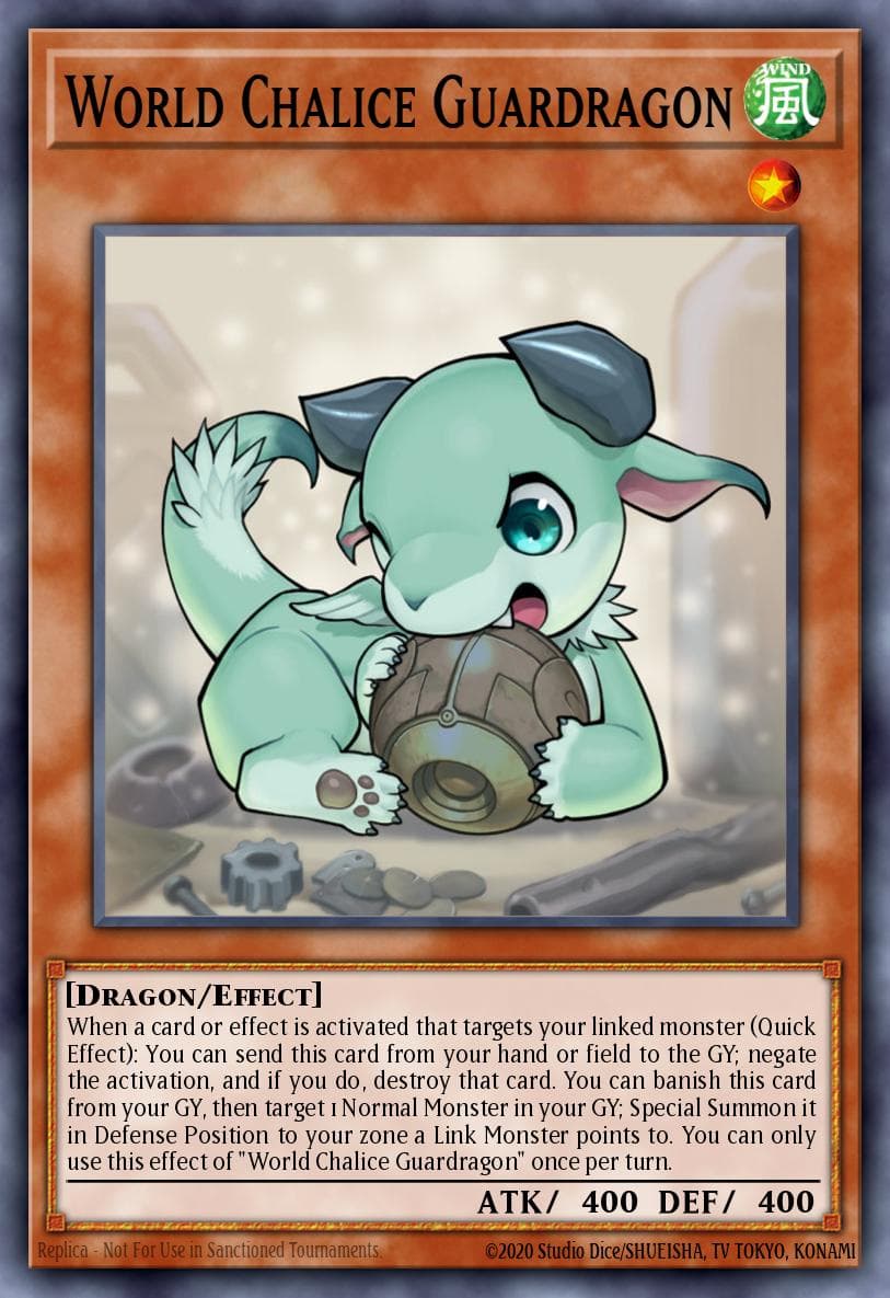 World Chalice Guardragon — Structure Deck: Rokket Revolt Yu-Gi-Oh! card by KAZUKI TAKAHASHI