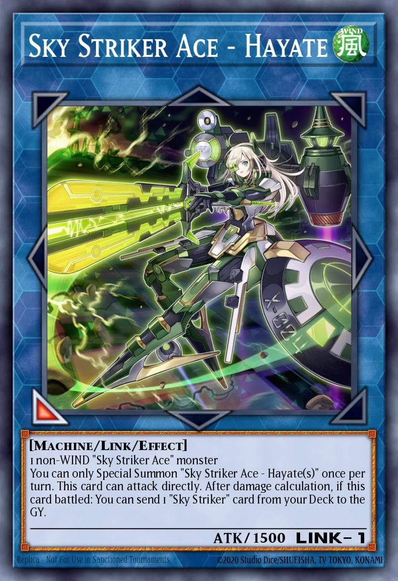Sky Striker Ace - Hayate — Yu-Gi-Oh! card