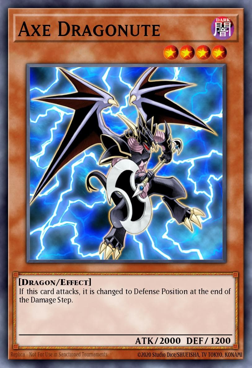 Axe Dragonute — Extreme Victory Yu-Gi-Oh! card by KAZUKI TAKAHASHI