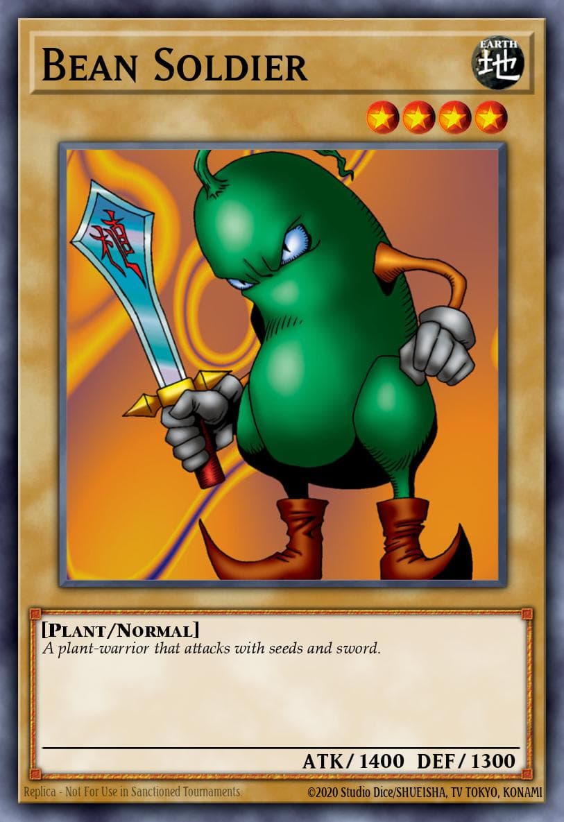 Bean Soldier — Tournament Pack 1 Yu-Gi-Oh! card by KAZUKI TAKAHASHI