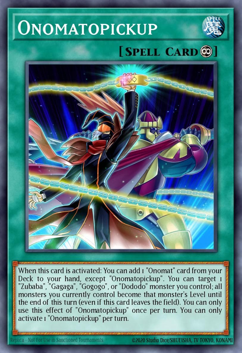 Onomatopickup — Legendary Duelists: Magical Hero