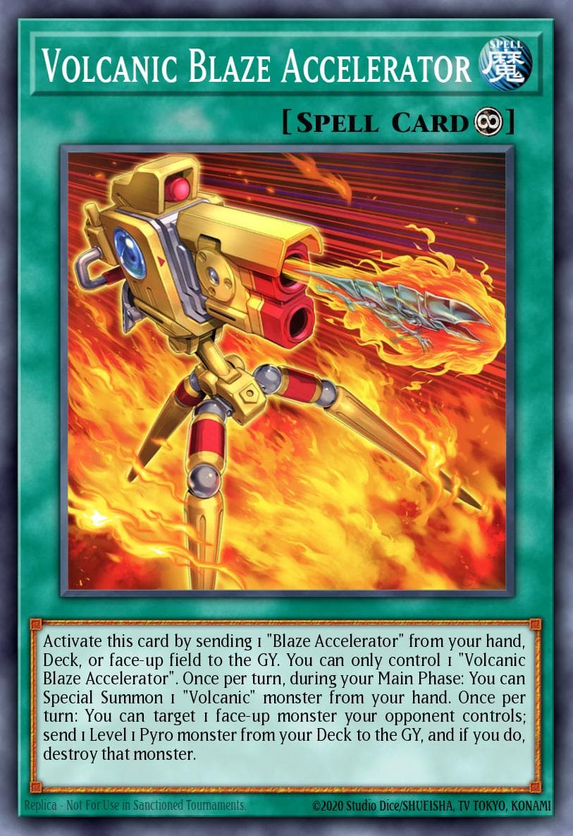 Volcanic Blaze Accelerator — Legendary Duelists: Soulburning Volcano