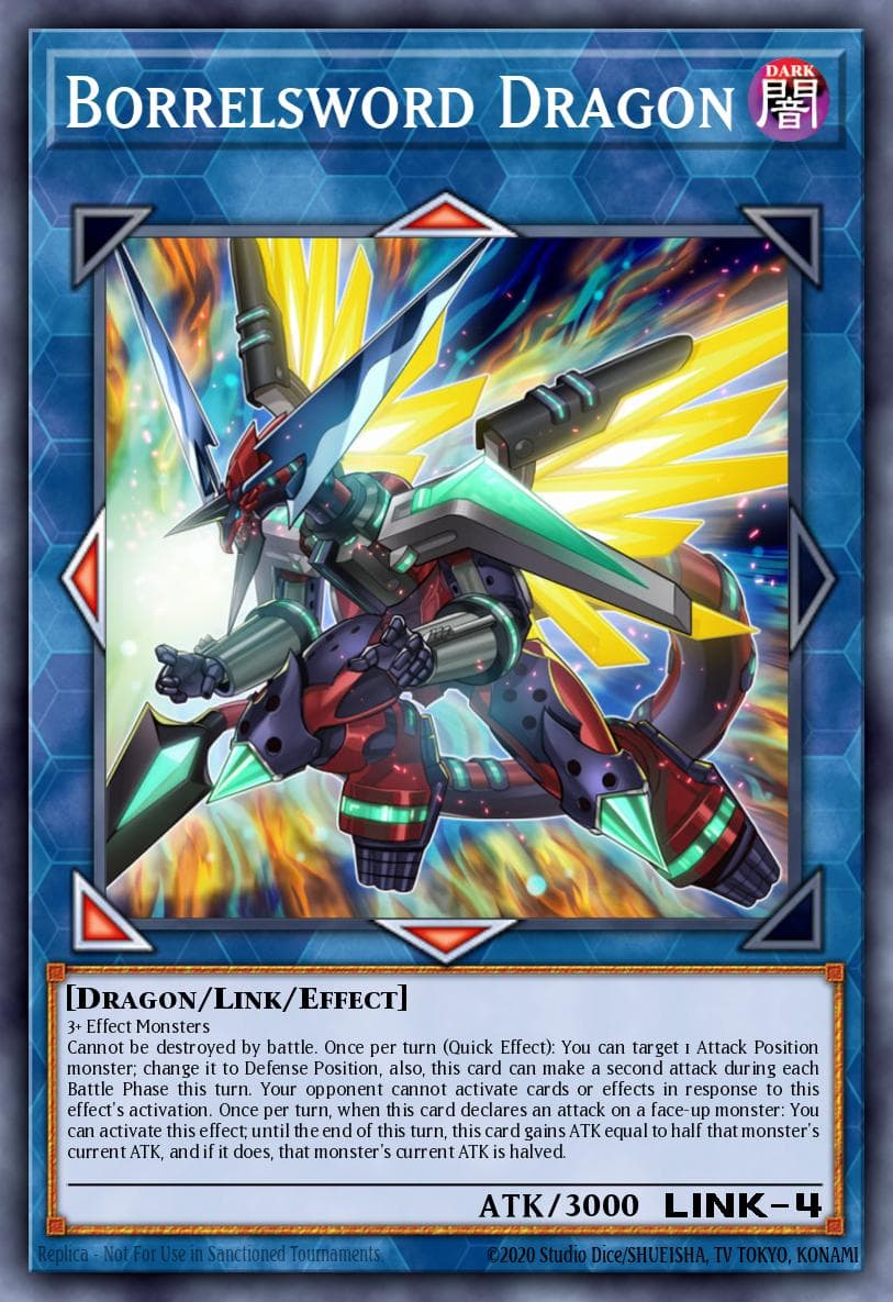 Borrelsword Dragon — Yu-Gi-Oh! card