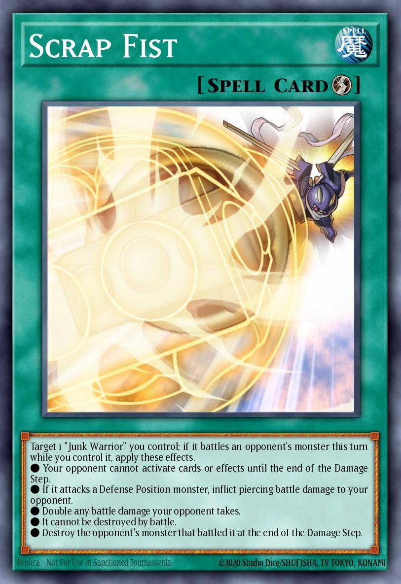 Scrap Fist — Structure Deck: Synchron Extreme Yu-Gi-Oh! card by KAZUKI TAKAHASHI