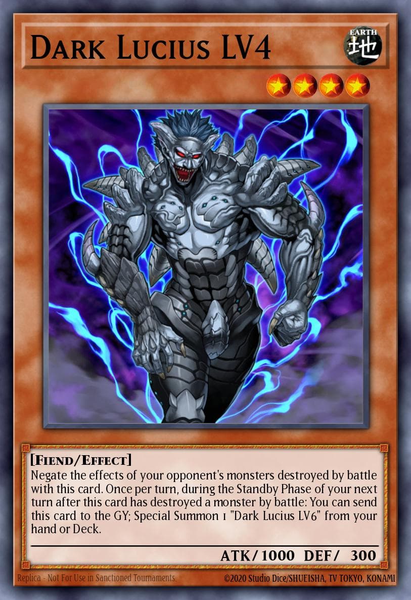 Dark Lucius LV4 — Speed Duel Decks: Twisted Nightmares Yu-Gi-Oh! card by Studio Dice