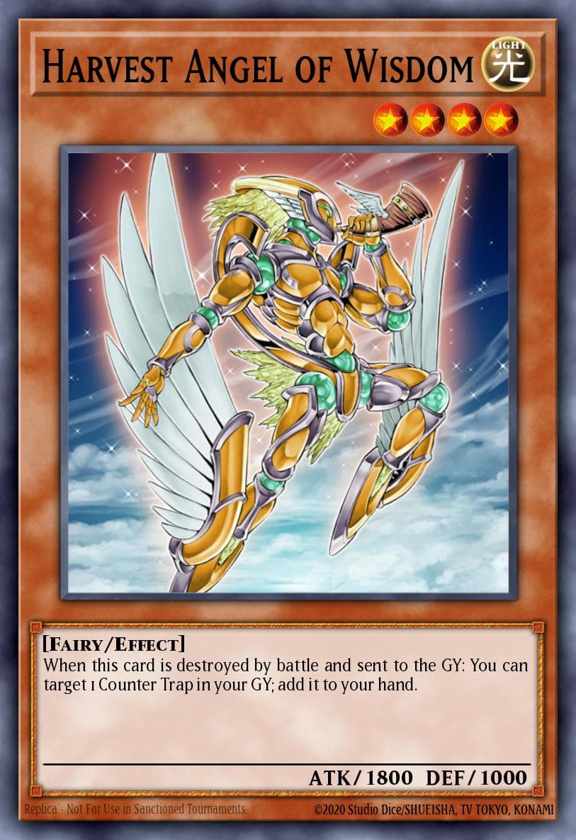 Harvest Angel of Wisdom — Strike of Neos Yu-Gi-Oh! card by KAZUKI TAKAHASHI