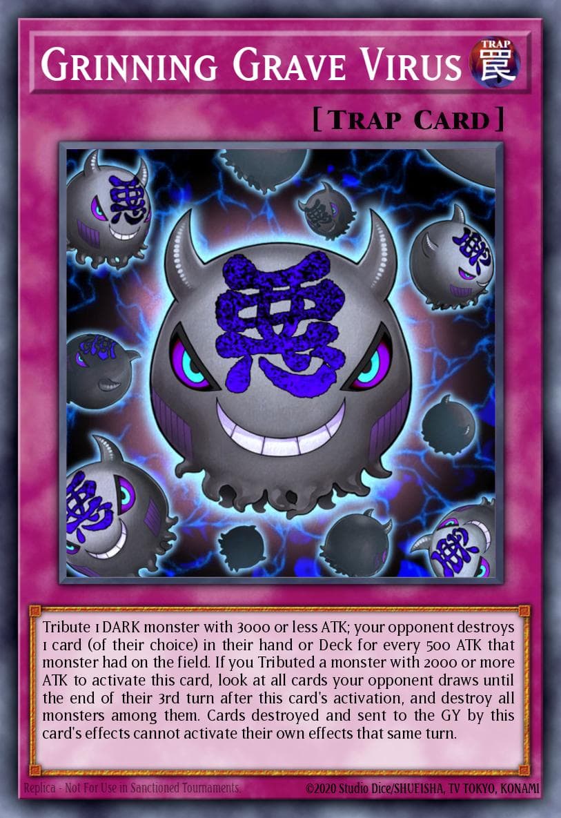 Grinning Grave Virus — Yu-Gi-Oh! card