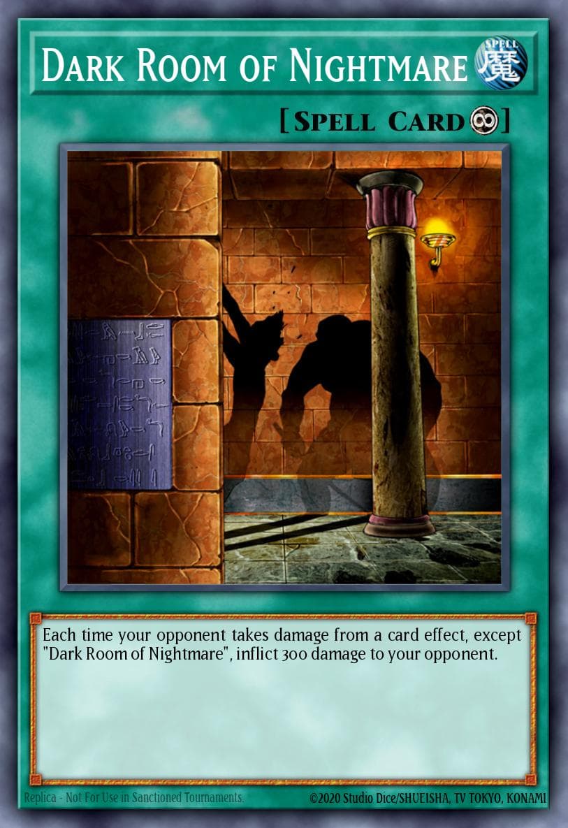 Dark Room of Nightmare — Yu-Gi-Oh! card