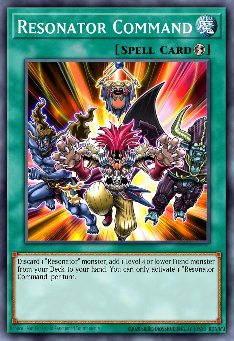 Resonator Command — Structure Deck: The Crimson King Yu-Gi-Oh! card by Studio Dice