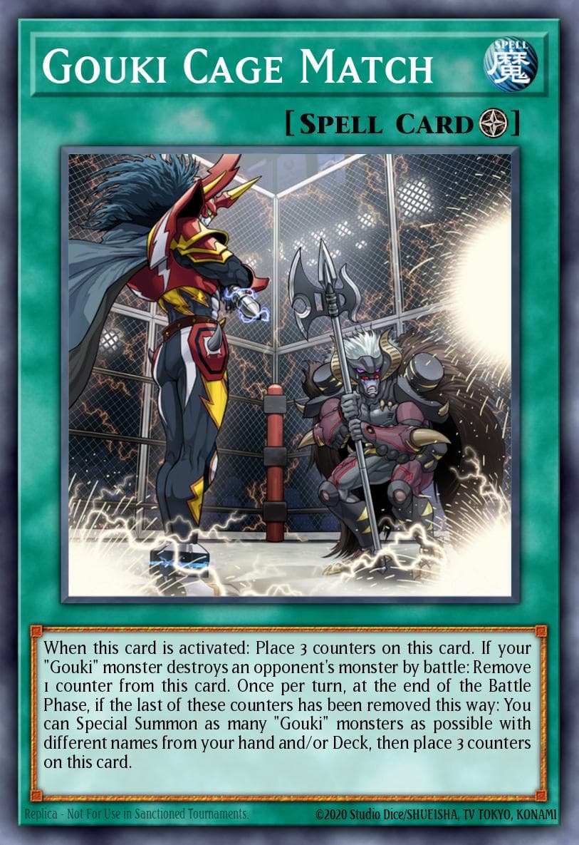 Gouki Cage Match — Duel Power Yu-Gi-Oh! card by KAZUKI TAKAHASHI