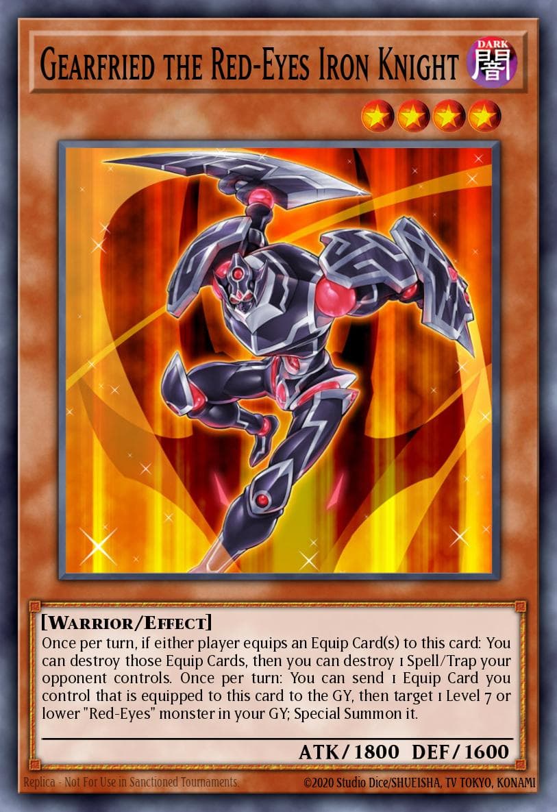 Gearfried the Red-Eyes Iron Knight — Yu-Gi-Oh! card
