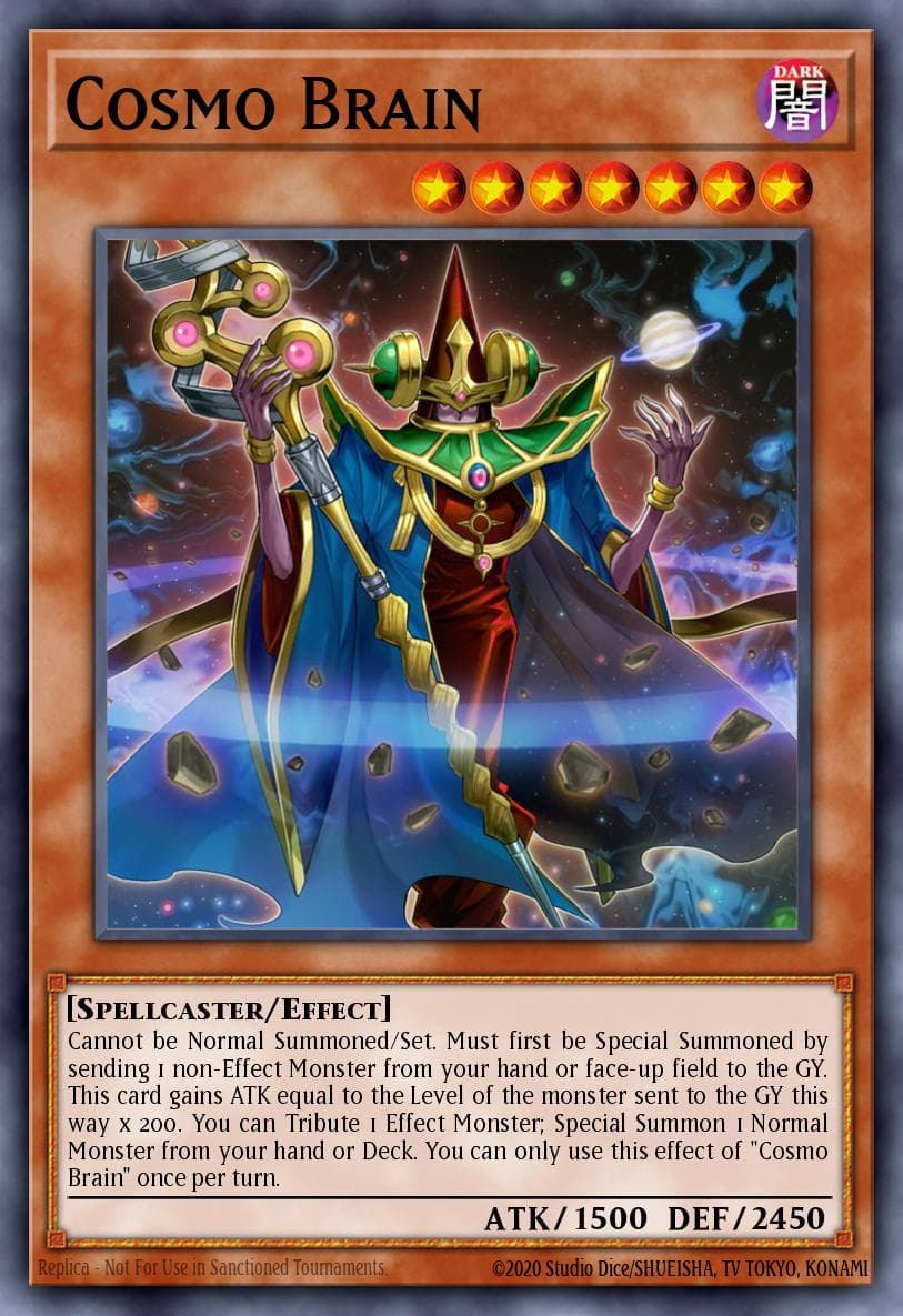 Cosmo Brain — 2019 Gold Sarcophagus Tin Mega Pack Yu-Gi-Oh! card by KAZUKI TAKAHASHI