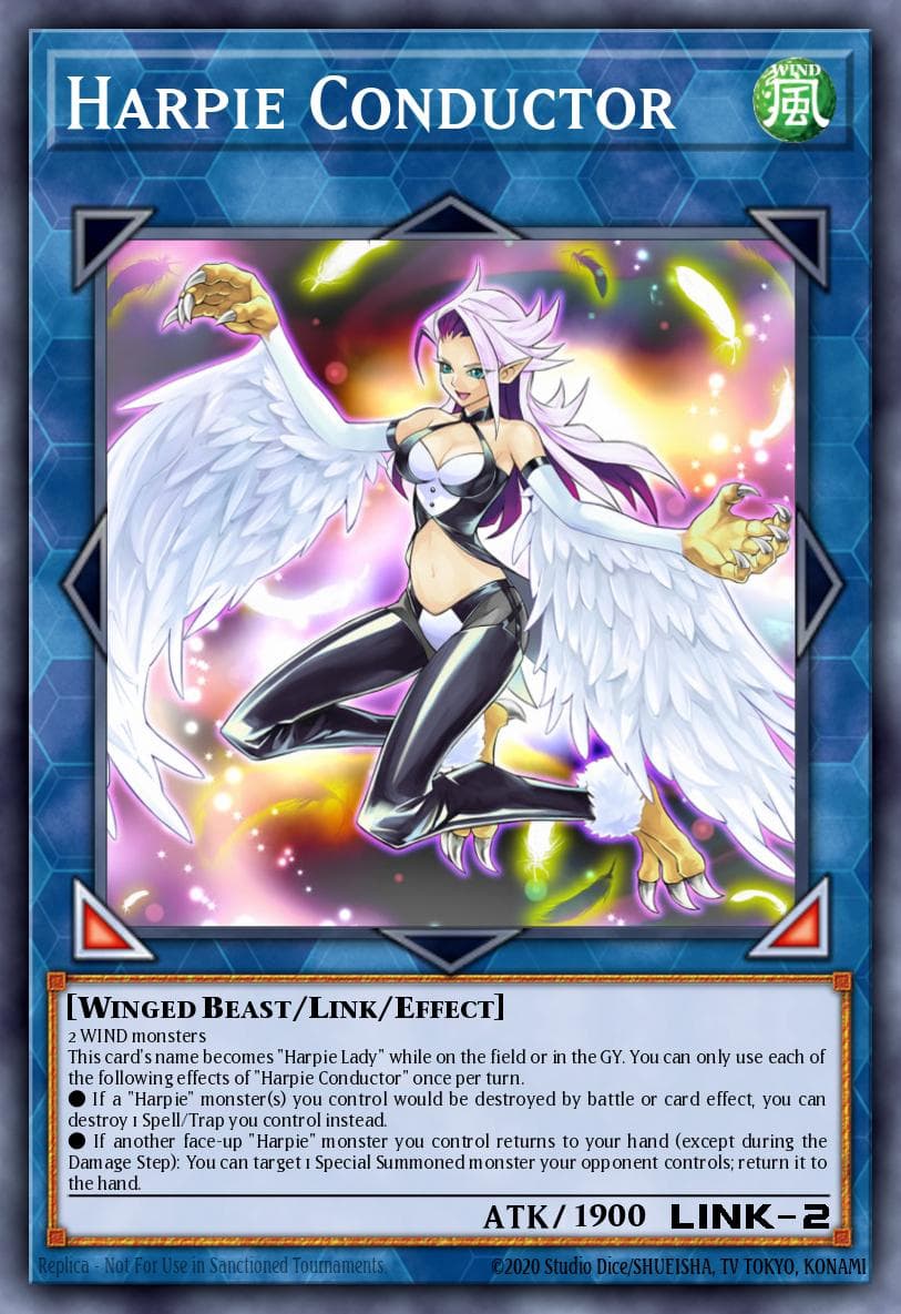 Harpie Conductor — The Lost Art Promotion Yu-Gi-Oh! card by MILTSUNA
