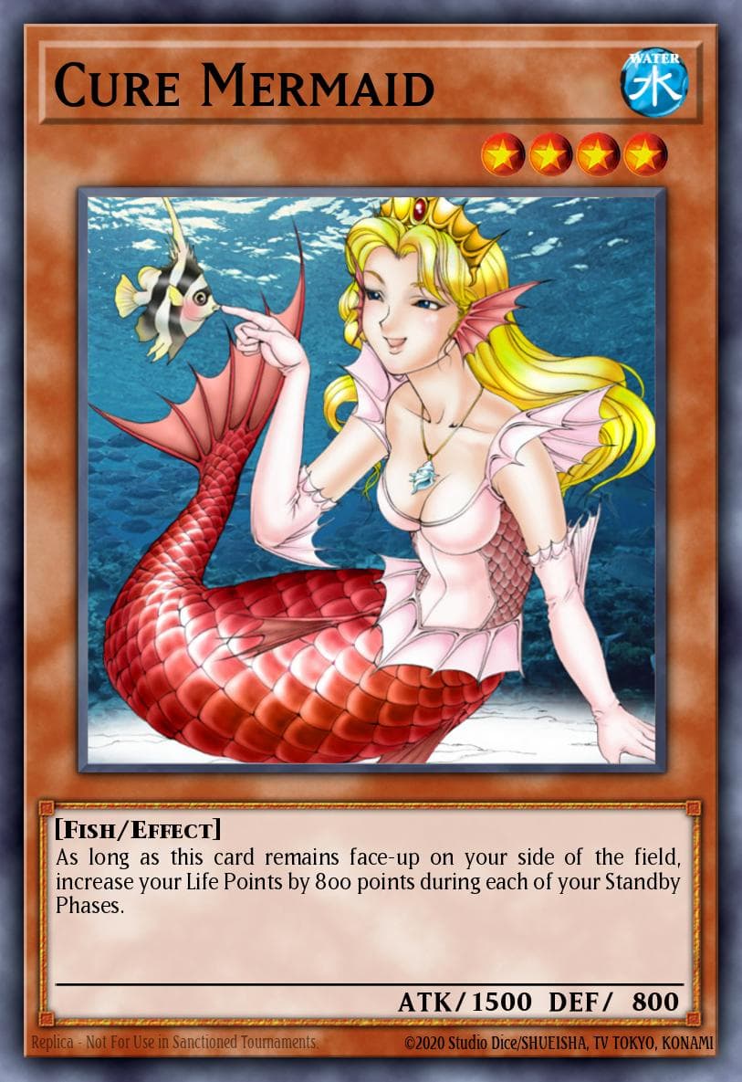 Cure Mermaid — Dark Beginning 1 Yu-Gi-Oh! card by KAZUKI TAKAHASHI
