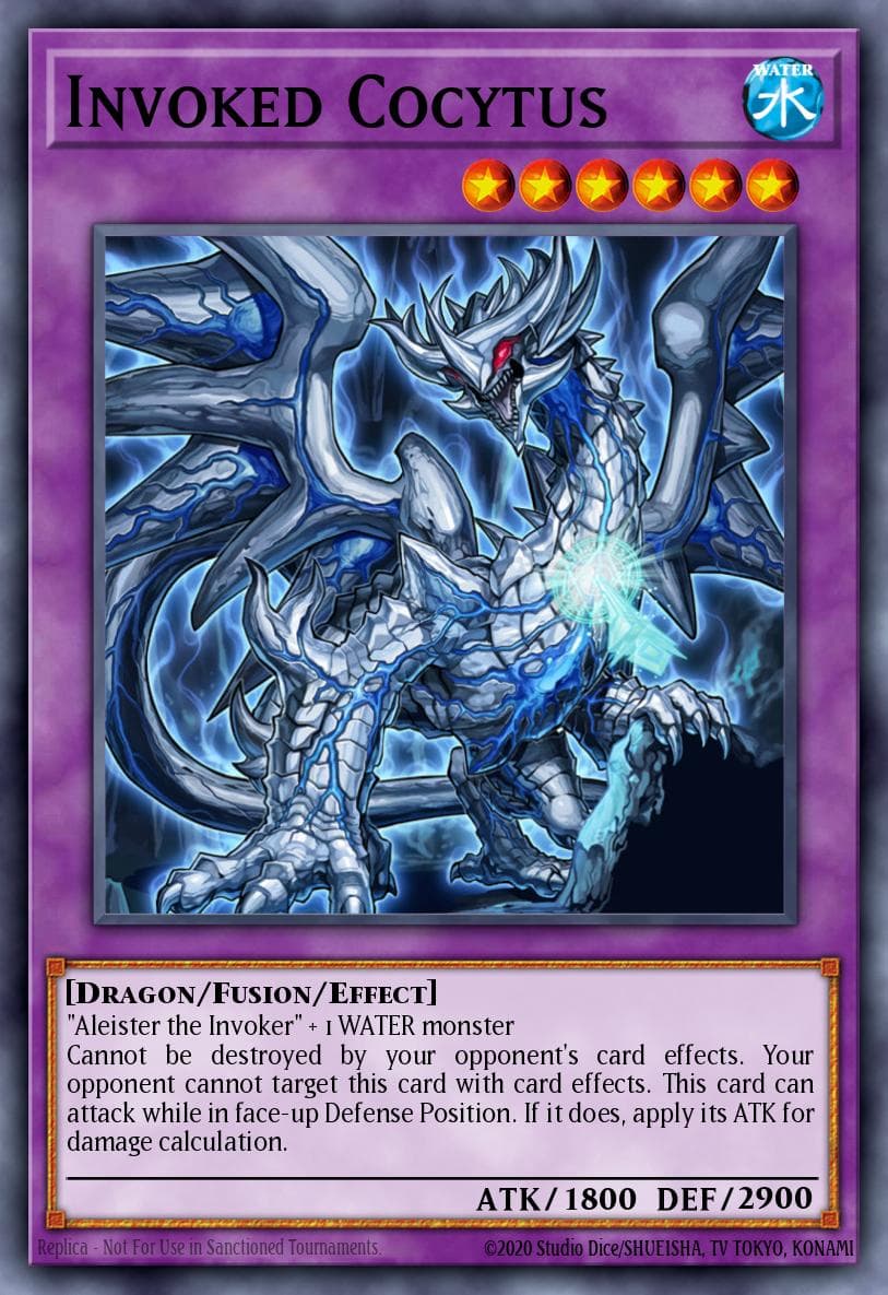 Invoked Cocytus — Genesis Impact Yu-Gi-Oh! card by Shuuza