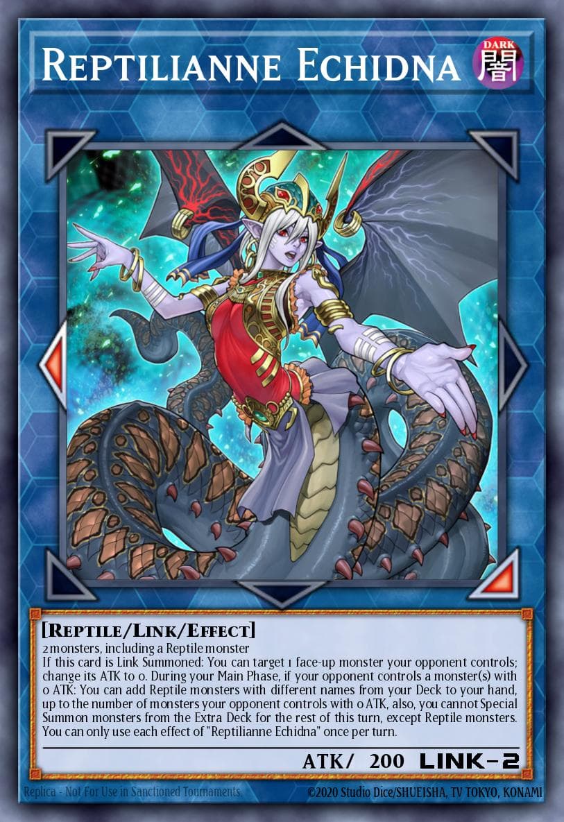 Reptilianne Echidna — Duel Overload