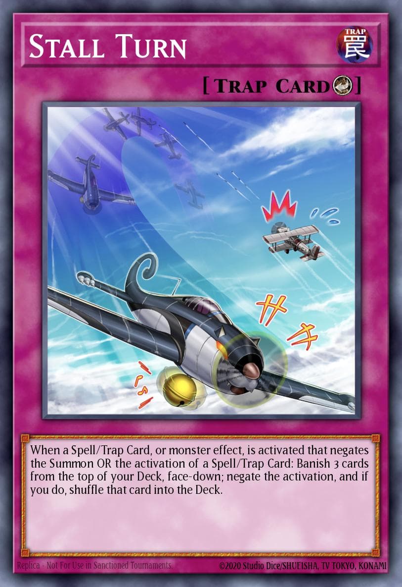 Stall Turn — Dawn of Majesty Yu-Gi-Oh! card by Studio Dice/SHUEISHA, TV TOKYO, KONAMI