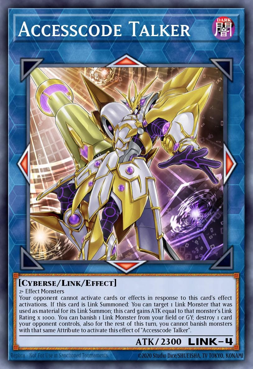 Accesscode Talker — Maximum Gold: El Dorado Yu-Gi-Oh! card by Shueisha, TV Tokyo, Konami