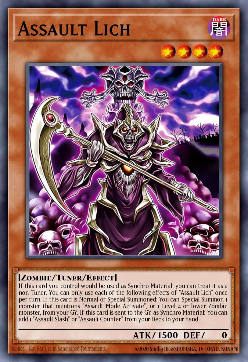 Assault Lich — Burst Protocol Yu-Gi-Oh! card by Unknown
