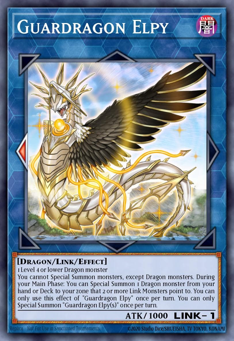 Guardragon Elpy — Savage Strike Yu-Gi-Oh! card by KAZUKI TAKAHASHI