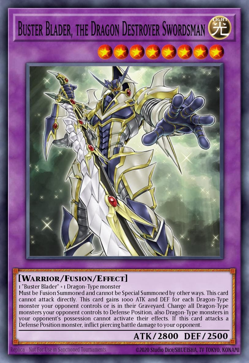 Buster Blader, the Dragon Destroyer Swordsman — Yu-Gi-Oh! card