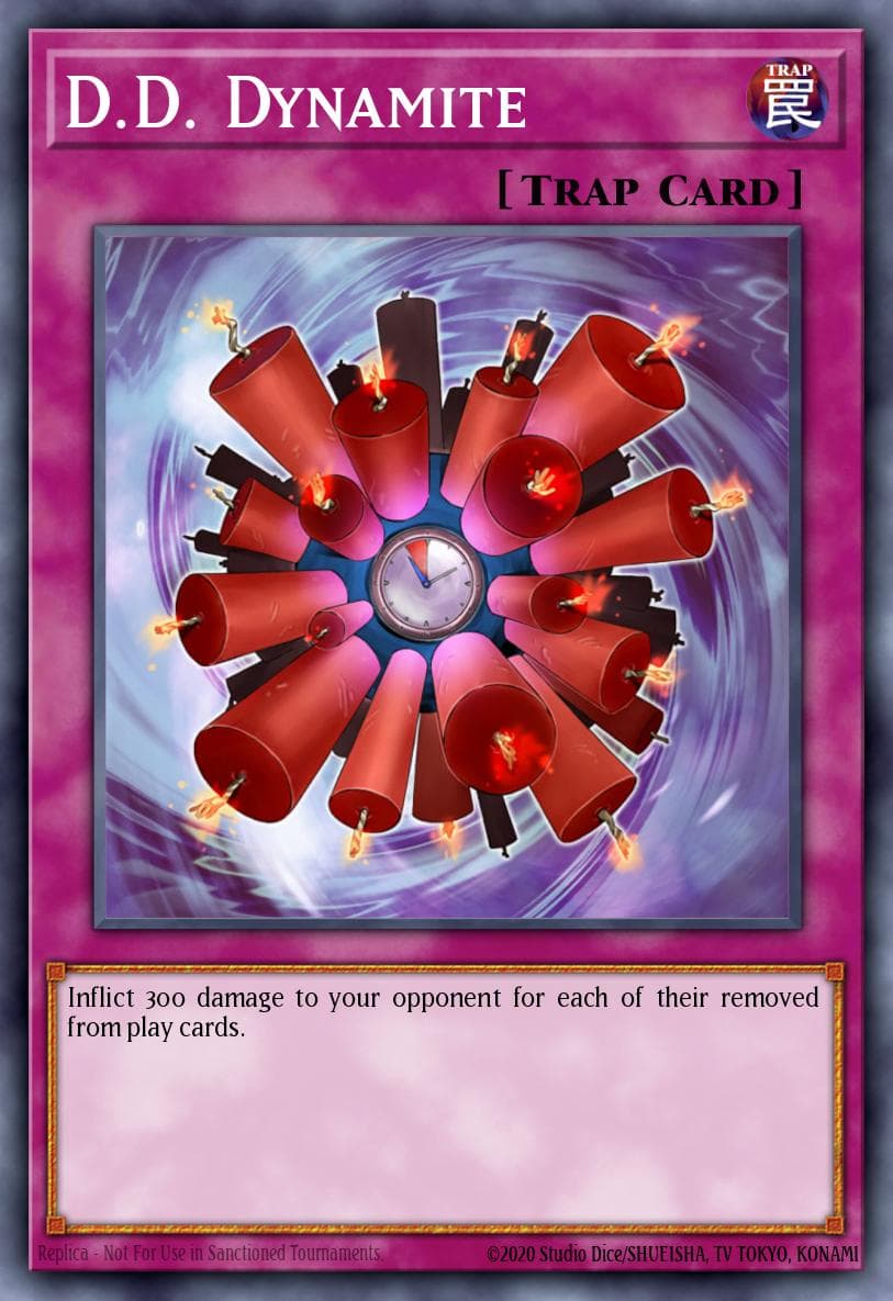 D.D. Dynamite — Flaming Eternity Yu-Gi-Oh! card by KAZUKI TAKAHASHI