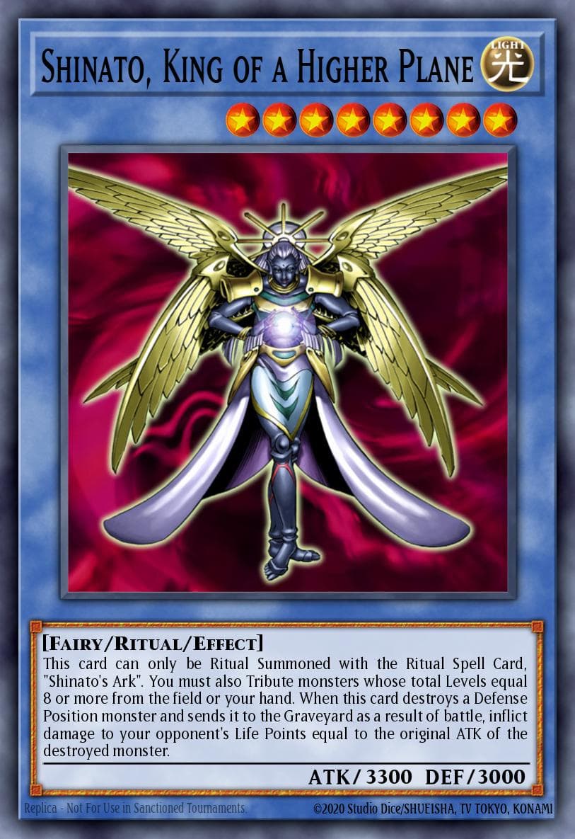 Shinato, King of a Higher Plane — Yu-Gi-Oh! card