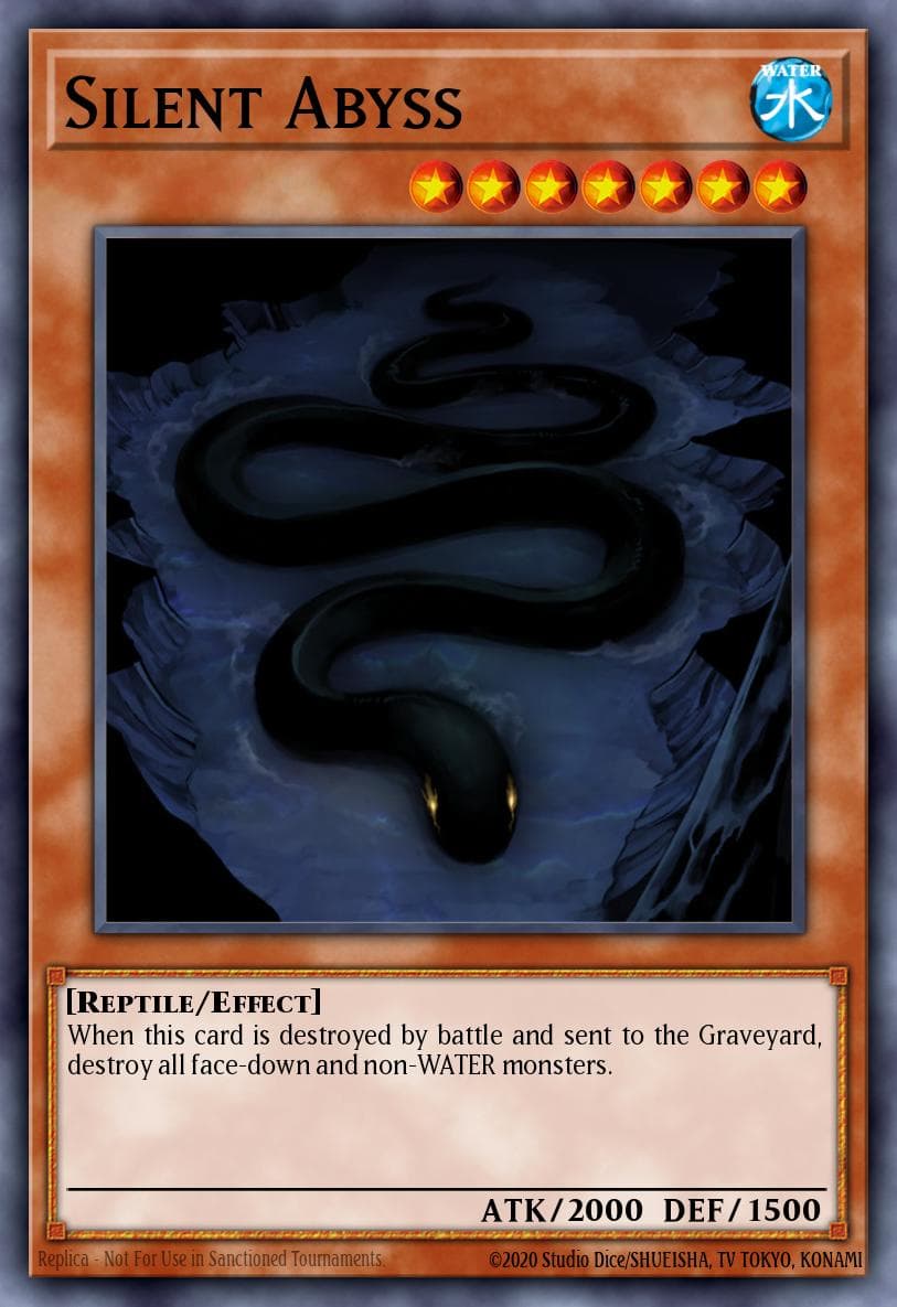 Silent Abyss — Strike of Neos Yu-Gi-Oh! card by KAZUKI TAKAHASHI