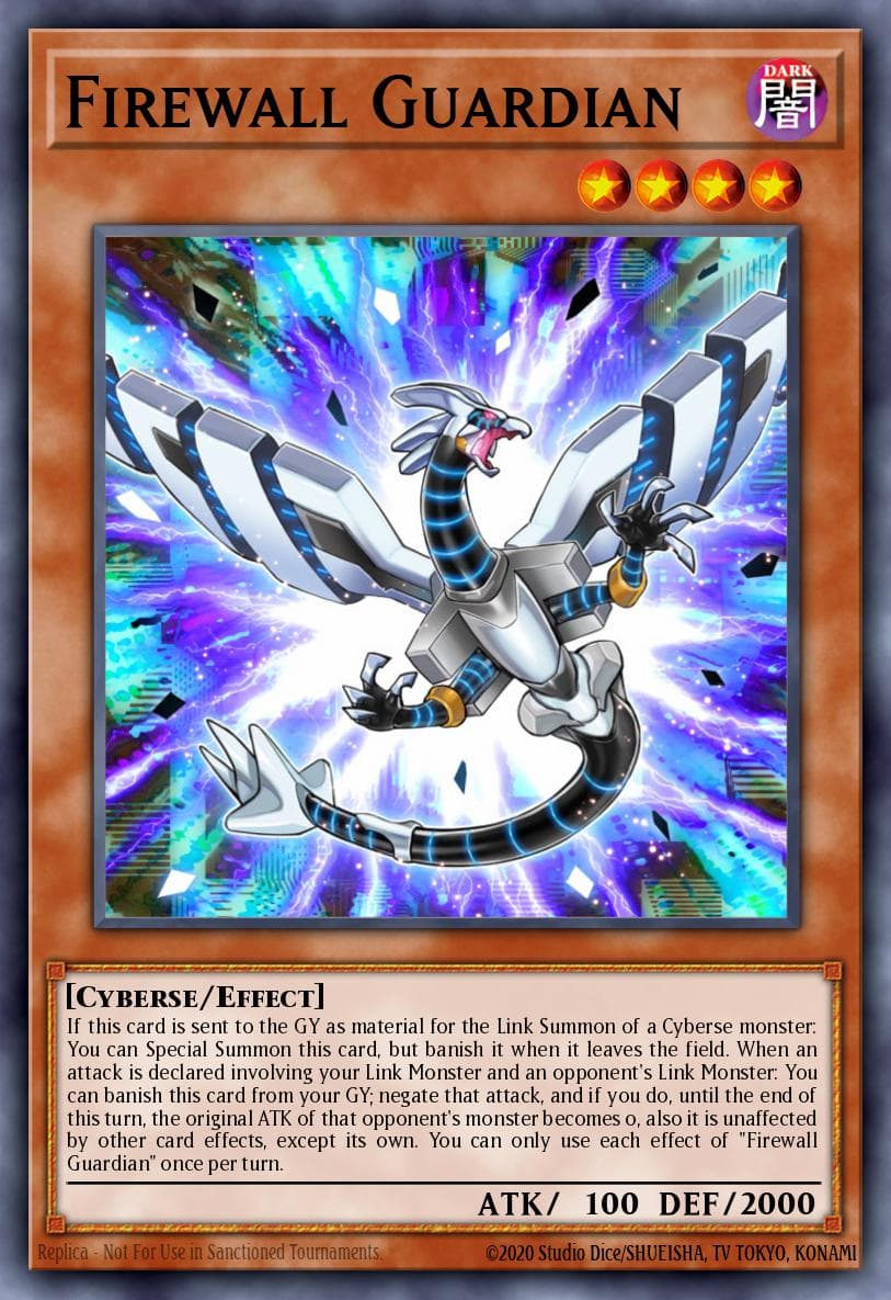 Firewall Guardian — Dark Neostorm Yu-Gi-Oh! card by KAZUKI TAKAHASHI