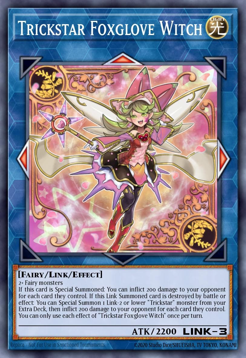 Trickstar Foxglove Witch — Duel Power