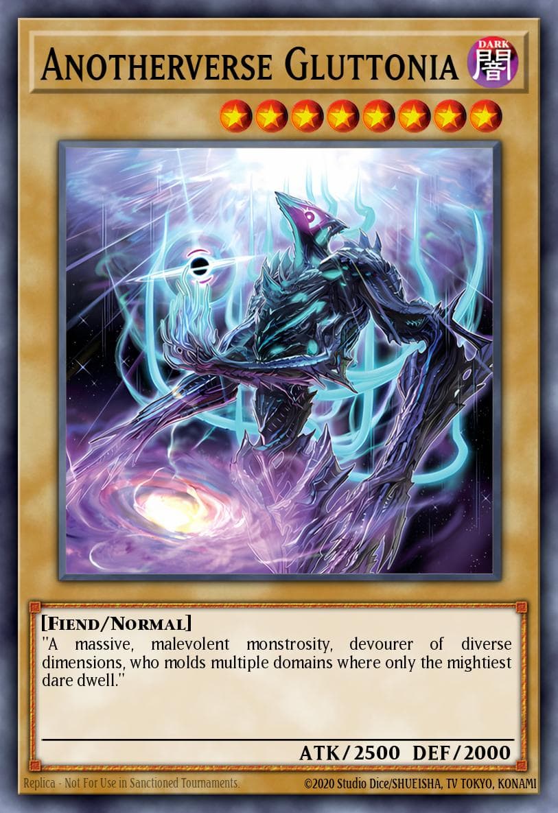 Anotherverse Gluttonia — Yu-Gi-Oh! Championship Series 2023 prize card