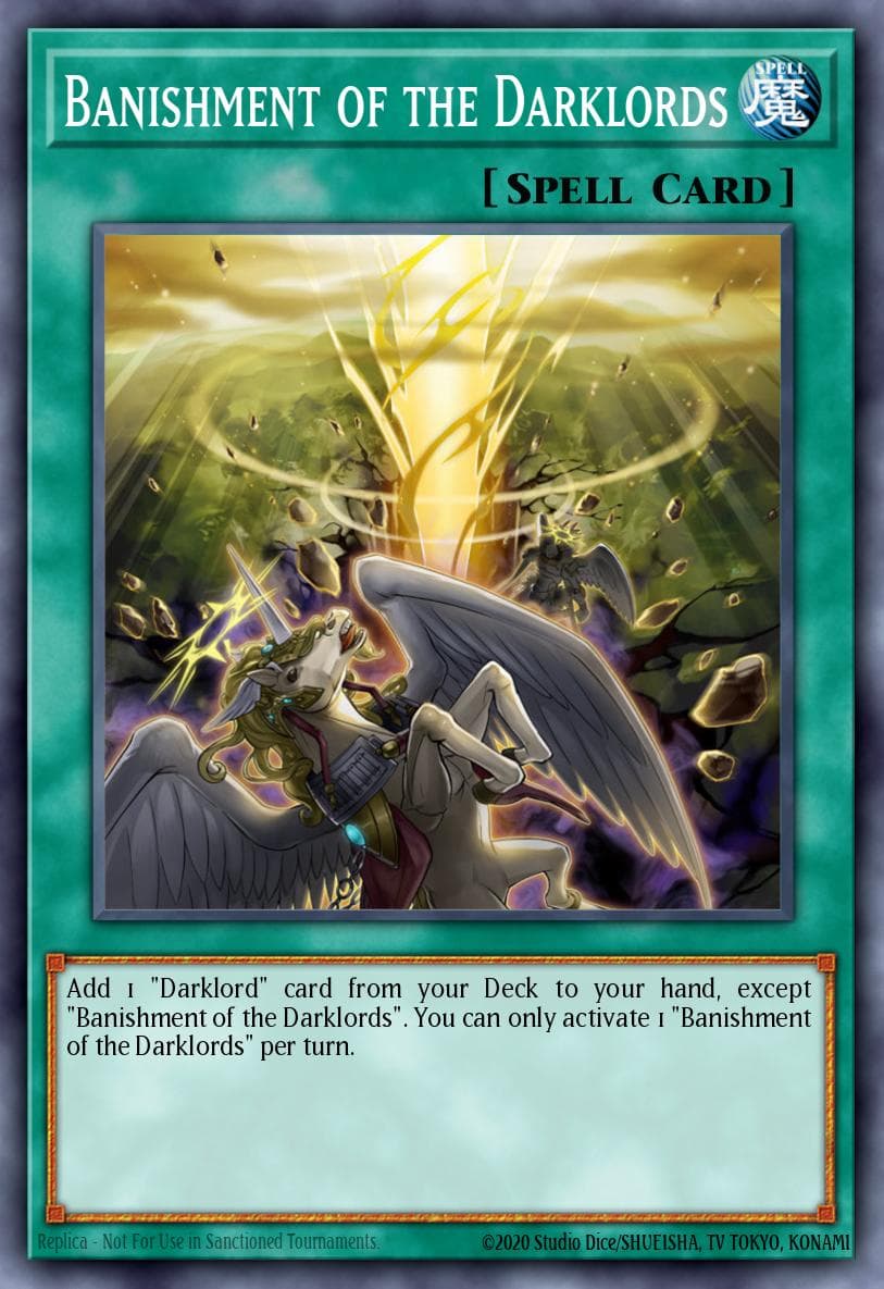 Banishment of the Darklords — Yu-Gi-Oh! card