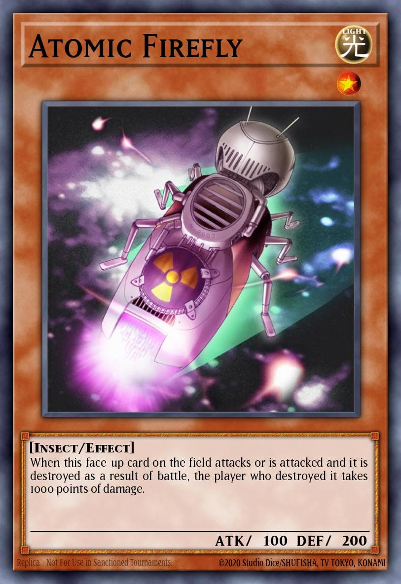 Atomic Firefly — Dark Revelation Volume 2 Yu-Gi-Oh! card by KAZUKI TAKAHASHI