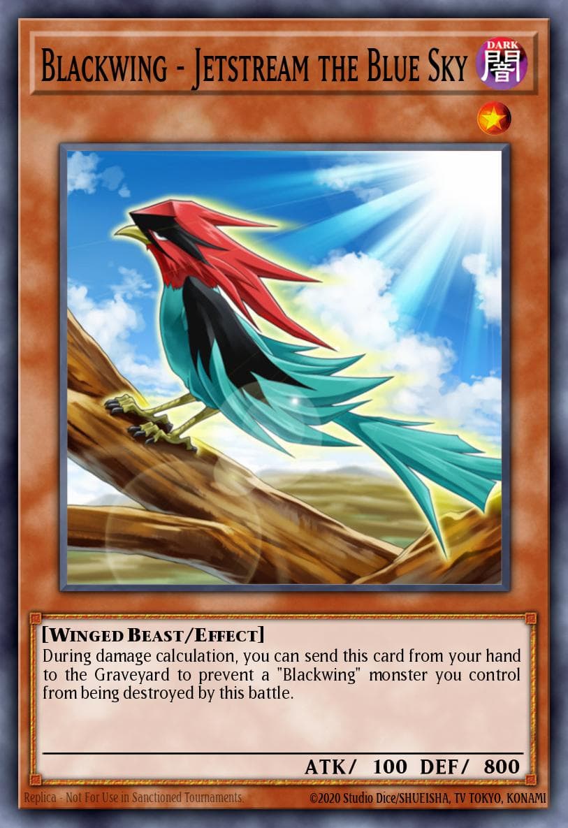 Blackwing - Jetstream the Blue Sky — Yu-Gi-Oh! card