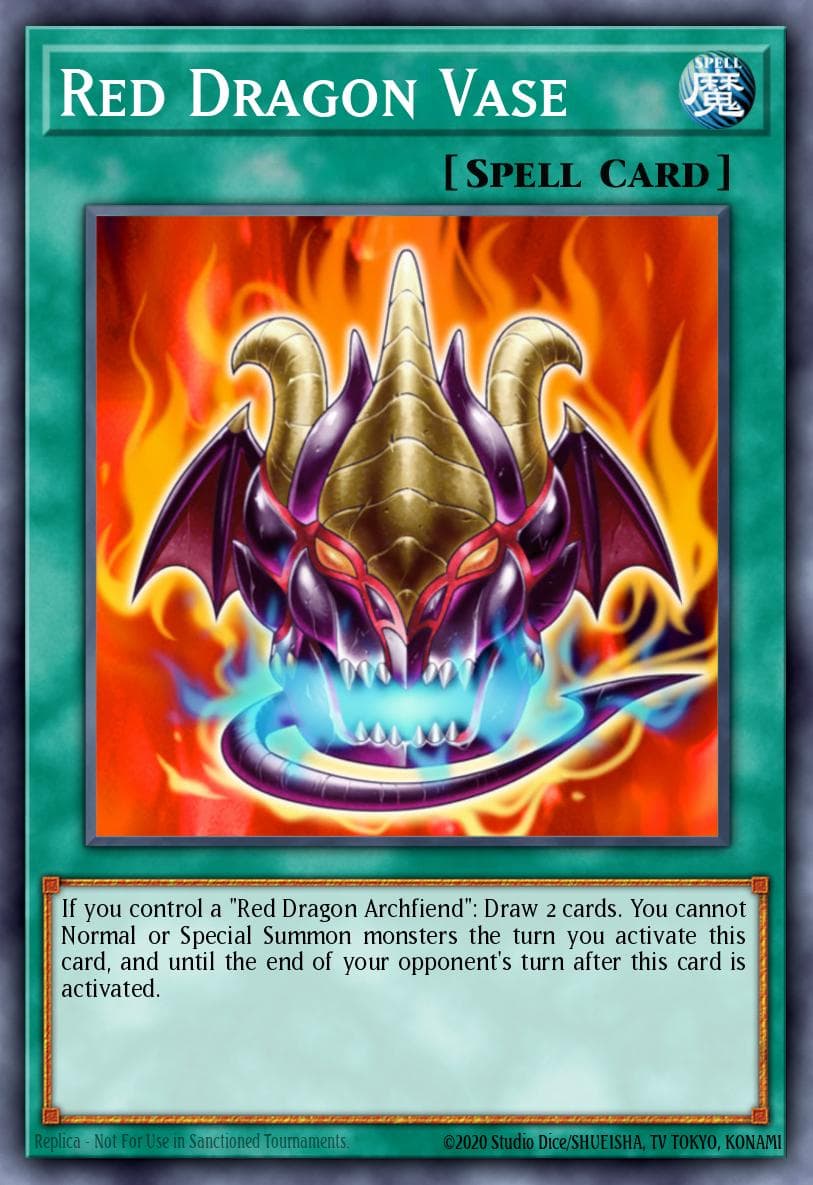 Red Dragon Vase — Legendary Collection 5D's