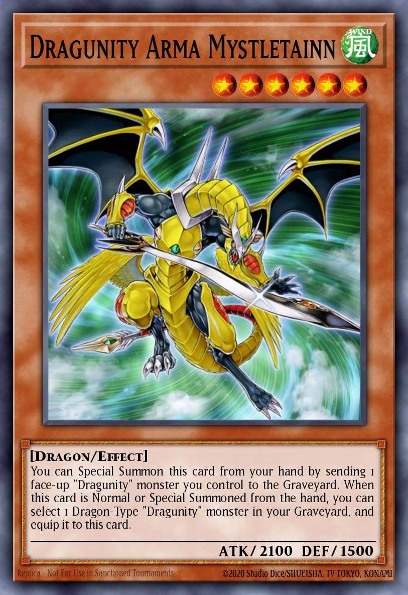 Dragunity Arma Mystletainn — Yu-Gi-Oh! card