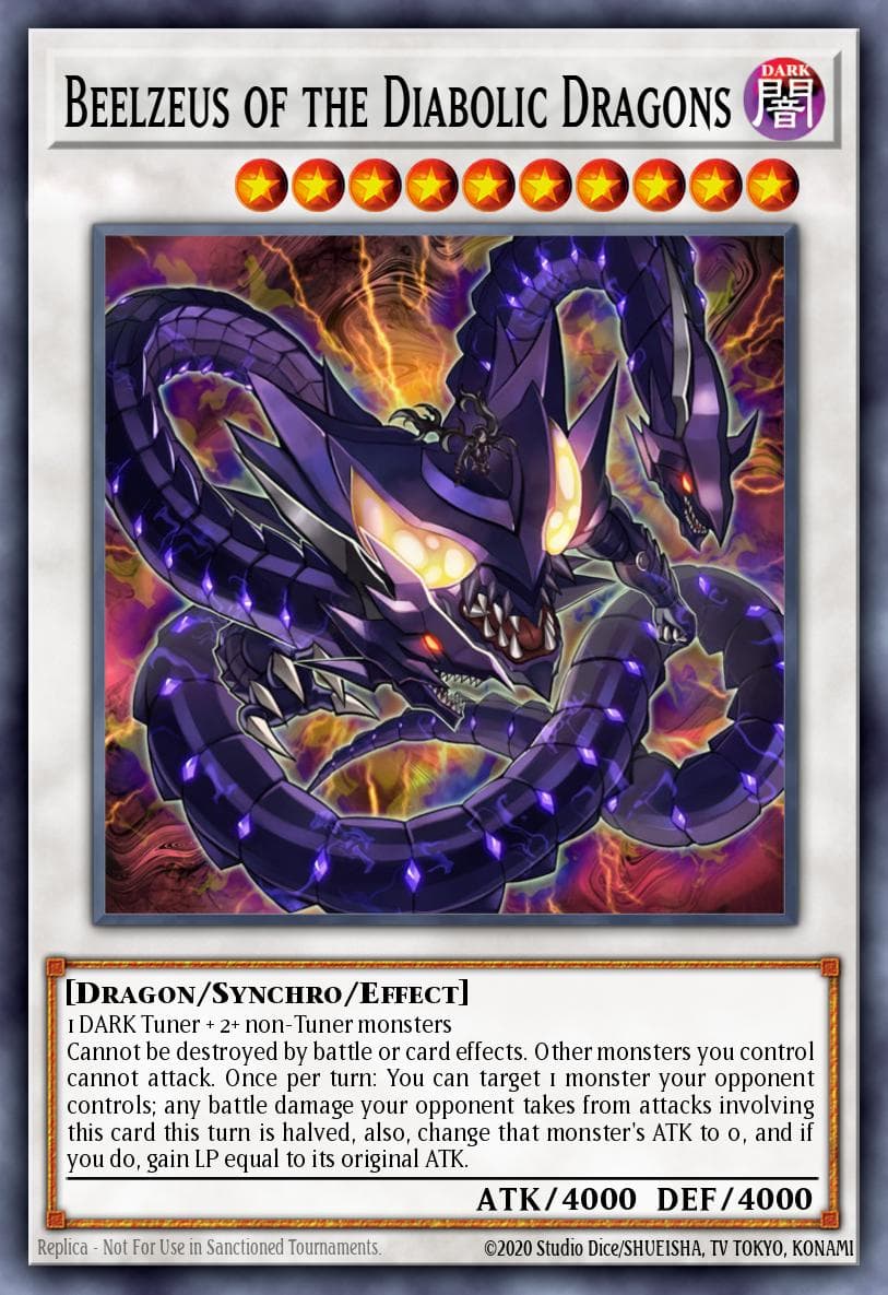 Beelzeus of the Diabolic Dragons — Yu-Gi-Oh! 5D's Manga Promotional Cards