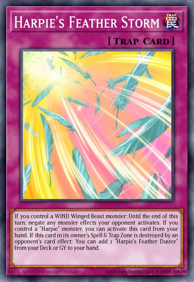 Harpie's Feather Storm — Yu-Gi-Oh! card