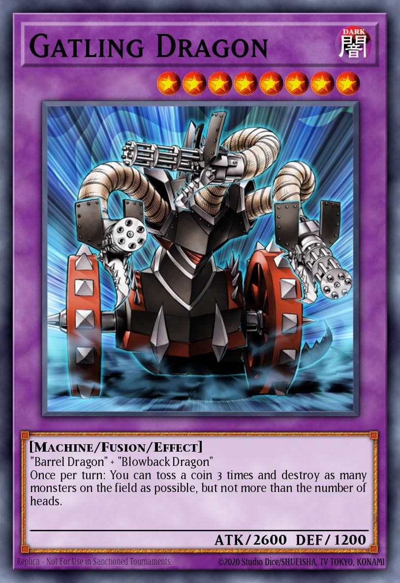 Gatling Dragon — Legendary Collection 4: Joey's World Yu-Gi-Oh! card by KAIZO TAKAHASHI
