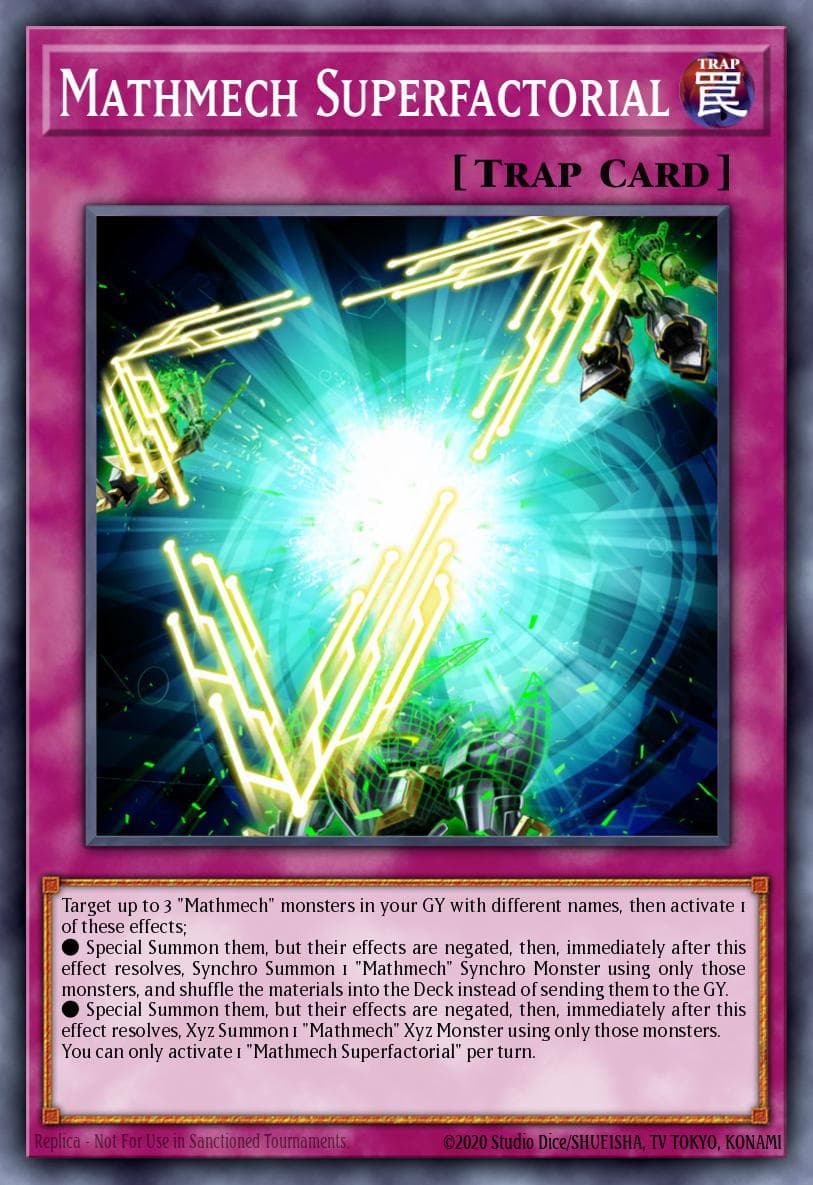 Mathmech Superfactorial — Yu-Gi-Oh! card