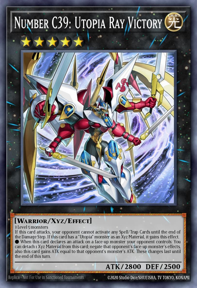 Number C39: Utopia Ray Victory — Yu-Gi-Oh! card