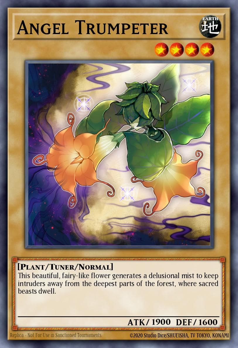 Angel Trumpeter — Shining Victories Yu-Gi-Oh! card by KAZUKI TAKAHASHI