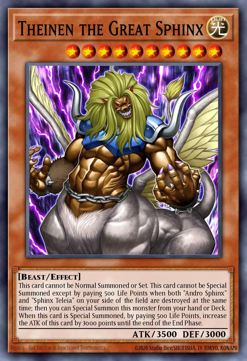 Theinen the Great Sphinx — Yu-Gi-Oh! card