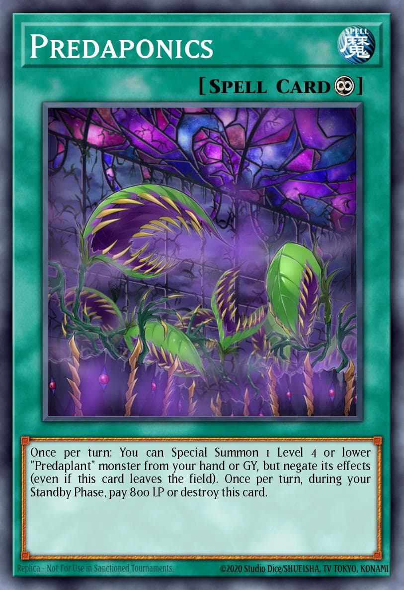 Predaponics — Fusion Enforcers Yu-Gi-Oh! card by KAZUKI TAKAHASHI