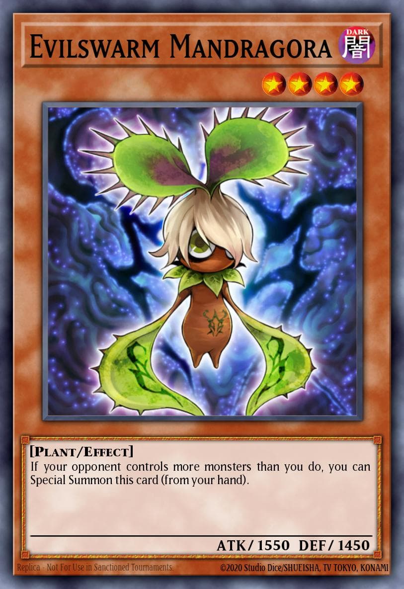 Evilswarm Mandragora — Yu-Gi-Oh! card